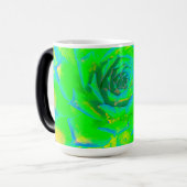 Mug Magique Lime Green Chartreuse Succulent Sedum Rosette (Devant gauche)