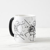 Mug Magique Linee morbide e armoniose (Devant gauche)