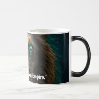 Mug Magique Lion Cybernétique Majestueux Café Fantastique Futu