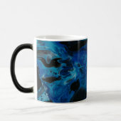 Mug Magique Liquide psychédélique bleu foncé (Gauche)