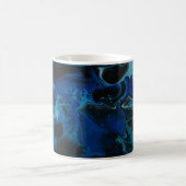 Mug Magique Liquide psychédélique bleu foncé (Centre)