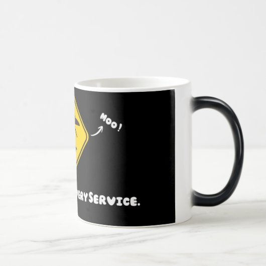 Mug Magique ​"Livraison de Voies Lactées" Enlèvement de Vache  (Droite)