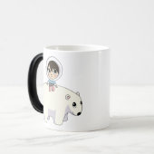 Mug Magique Lizzy et givrer l'ours blanc (Devant gauche)