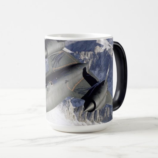 Mug Magique Lockheed SR-71B Blackbird (Devant droit)