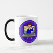 Mug Magique Logo de dessin animé SLJ-VA (Gauche)