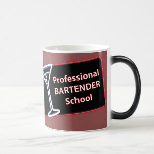 Mug Magique Logo de l'école de barman professionnel Morpher Mu