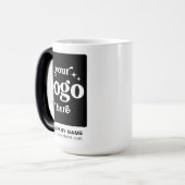 Mug Magique Logo de l'entreprise Cadeau de l'employé personnal (Devant gauche)