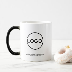 Mug Magique Logo d'entreprise personnalisé avec texte personna
