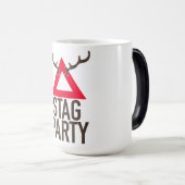 Mug Magique Logo enterrement de vie de garçon (Devant droit)