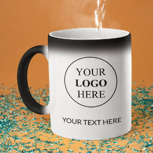 Mug Magique Logo Promotionnel Personnalisé – Aucune Commande M