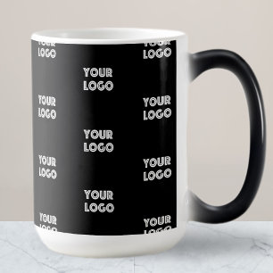 Mug Magique Logo simple à répéter Noir