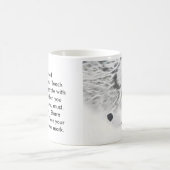 Mug Magique Loup argenté avec la croyance du loup (Centre)