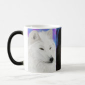 Mug Magique Loup de beaucoup de couleurs (Gauche)