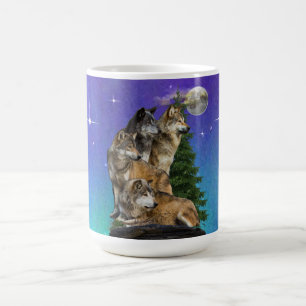 Mug Magique Loup et lune