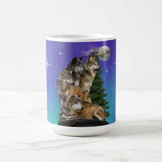 Mug Magique Loup et Lune (Centre)