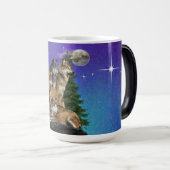 Mug Magique Loup et Lune (Devant droit)