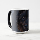 Mug Magique loup noir (Devant gauche)