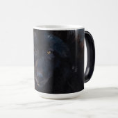 Mug Magique loup noir (Devant droit)