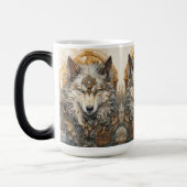 Mug Magique Loup Steampunk Solarpunk (Gauche)