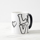 Mug Magique LOVE Anatomical Human Heart  (Devant droit)