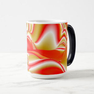 Mug Magique Love and Gold Abstrait 3D Rainbowart