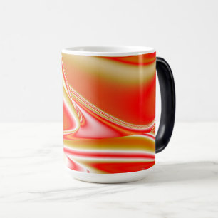 Mug Magique Love and Gold Abstrait 3D Rainbowart