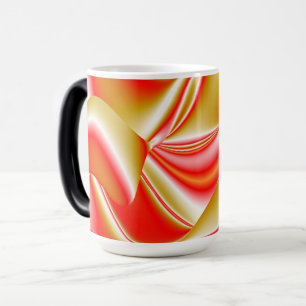 Mug Magique Love and Gold Abstrait 3D Rainbowart