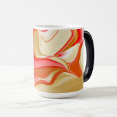 Mug Magique Love and Gold Abstrait 3D Rainbowart (Devant droit)