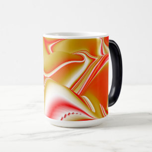 Mug Magique Love and Gold Abstrait 3D Rainbowart
