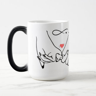 Mug Magique Love forever – pinky promise line art