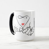 Mug Magique Love forever – pinky promise line art (Devant gauche)