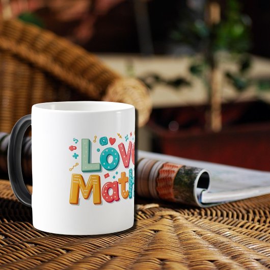 Mug Magique  Love maths - fun typography 