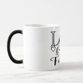 Mug Magique Love never fails (Gauche)