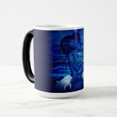 Mug Magique Love, Passion act - paire avec dauphin (Devant gauche)