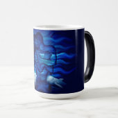 Mug Magique Love, Passion act - paire avec dauphin (Devant droit)