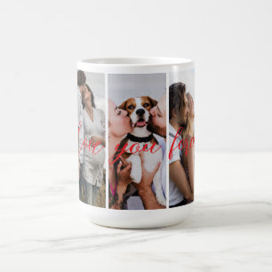 Mug Magique Love You Forever Vertical Photo Collage Personnali