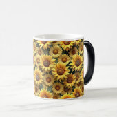 Mug Magique Lovely 3D Sunflowers (Devant droit)