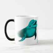 Mug Magique Lucky Dolphin - Ajouter votre texte (Gauche)