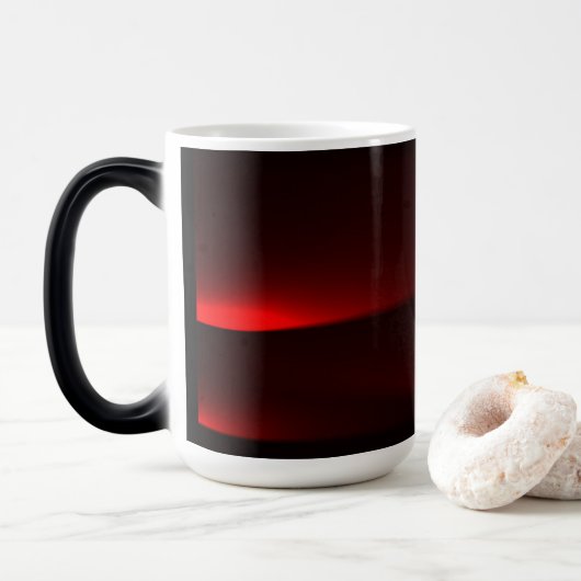 Mug Magique Lumières Cranberry Et Black (Avec donut)