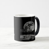Mug Magique Lune pleine N&B (Devant droit)