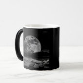 Mug Magique Lune pleine N&B (Devant gauche)