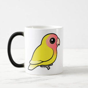 Mug Magique Lutino Pêche-a fait face à la perruche