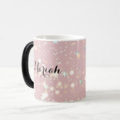 Mug Magique Luxe modern romantinc girl (Devant gauche)