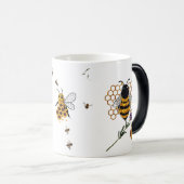 Mug Magique Luxury Textural Bee Lavender Honey Droplet (Devant droit)