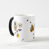 Mug Magique Luxury Textural Bee Lavender Honey Droplet (Devant gauche)