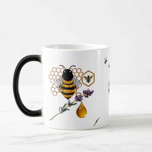 Mug Magique Luxury Textural Bee Lavender Honey Droplet (Gauche)