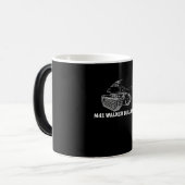 Mug Magique M41 Walker Bulldog American Light Army Tank Don (Devant gauche)