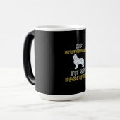 Mug Magique Ma terre-neuve a mangé mes devoirs | Citations de (Devant gauche)