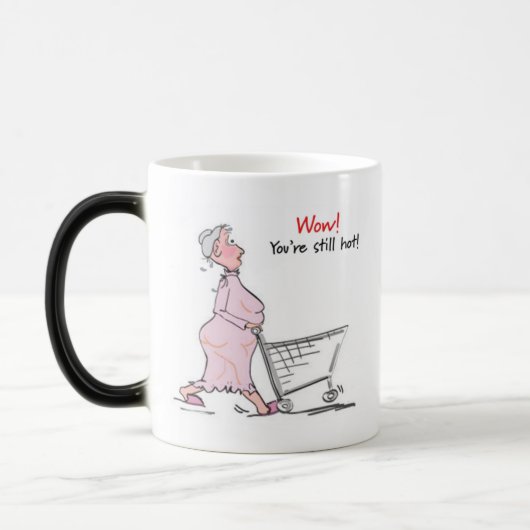 Mug Magique Madame ayant une bouffée de chaleur (Gauche)