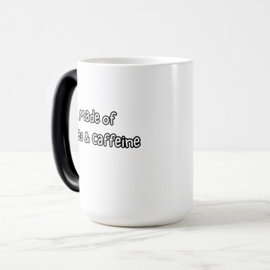 Mug Magique made of ideas & caffeine (Devant gauche)